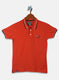 Boys Orange Printed T-Shirt