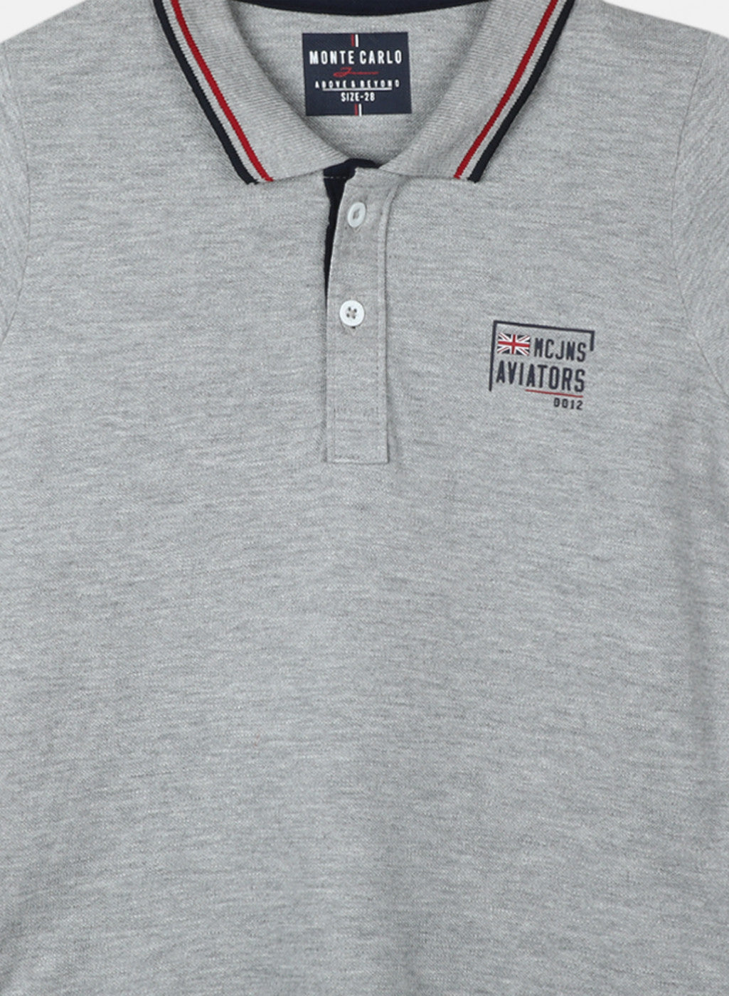 Boys Grey Printed T-Shirt