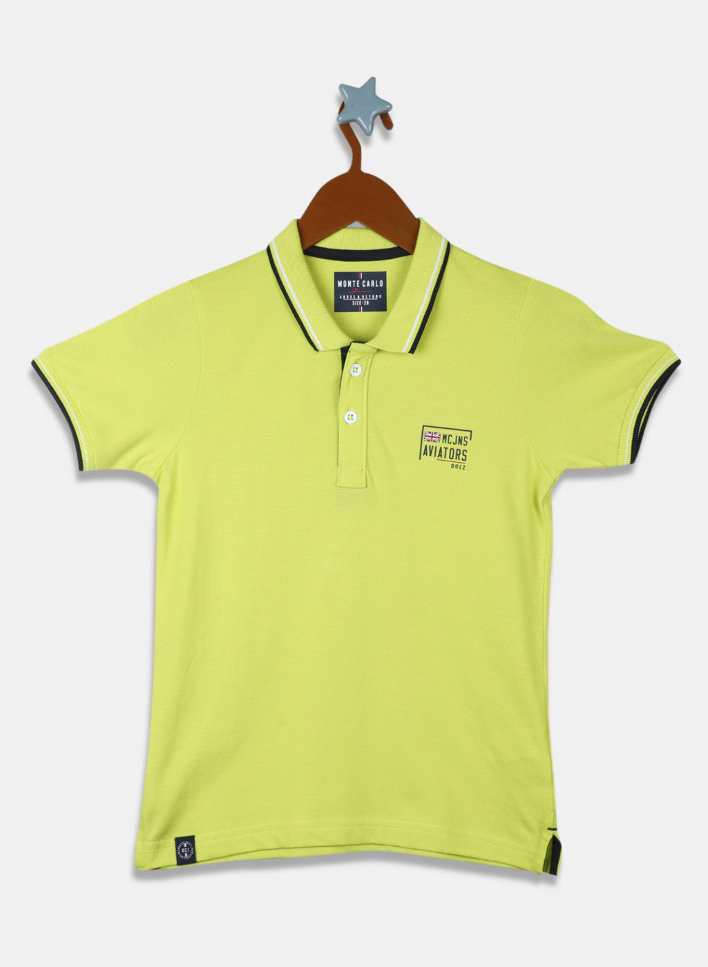 Boys Green Printed T-Shirt