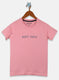 Boys Pink Printed T-Shirt