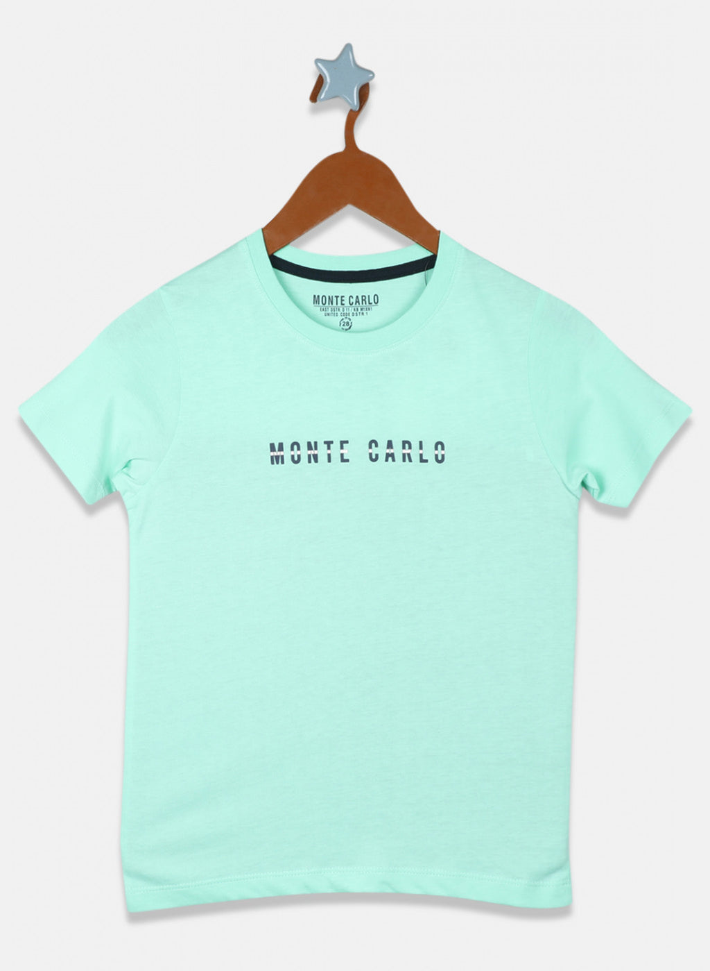 Boys Green Printed T-Shirt