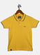 Boys Mustard Printed T-Shirt