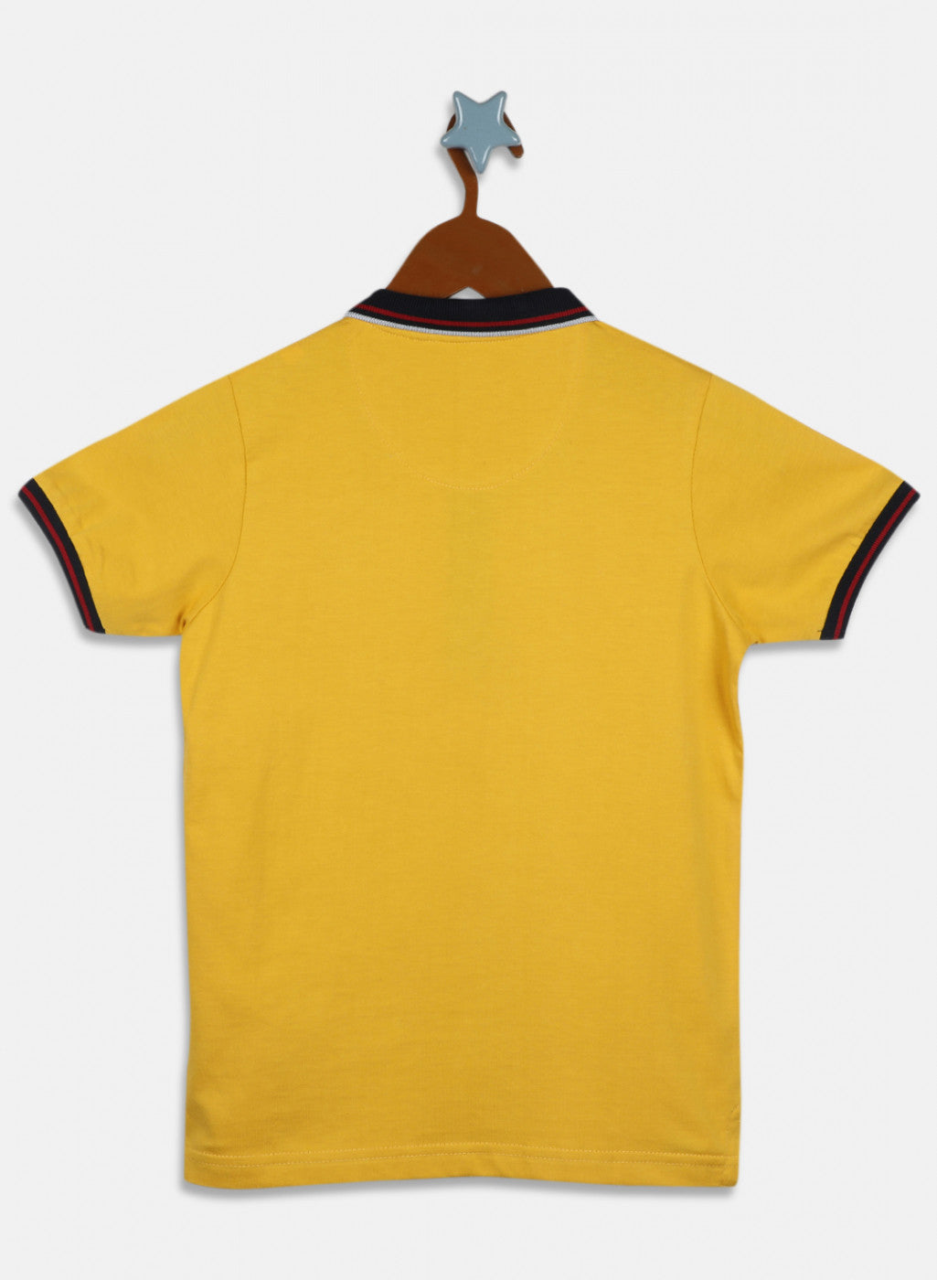 Boys Mustard Printed T-Shirt