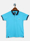 Boys Blue Printed T-Shirt