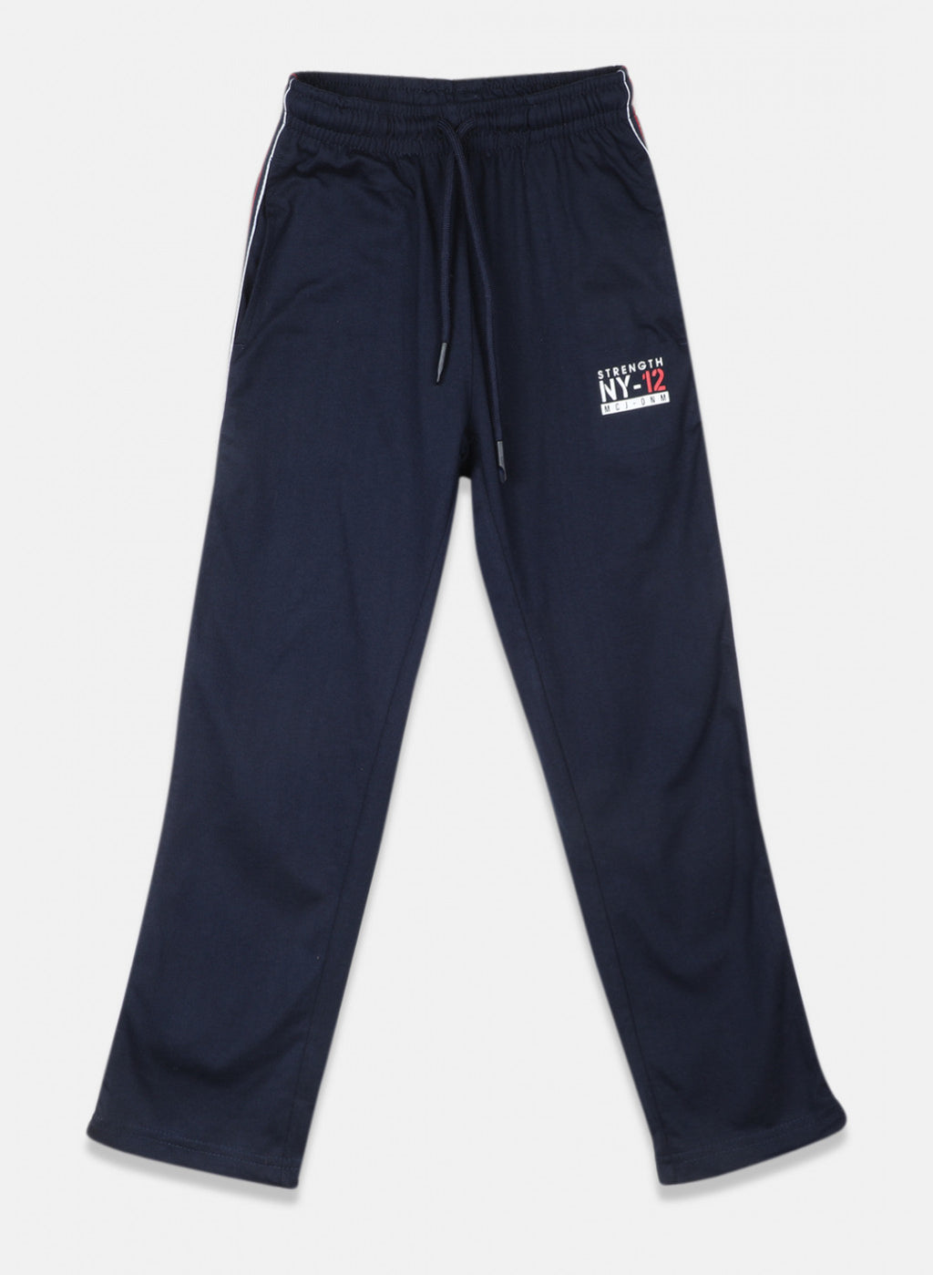 Boys Navy Blue Regular Fit Lower