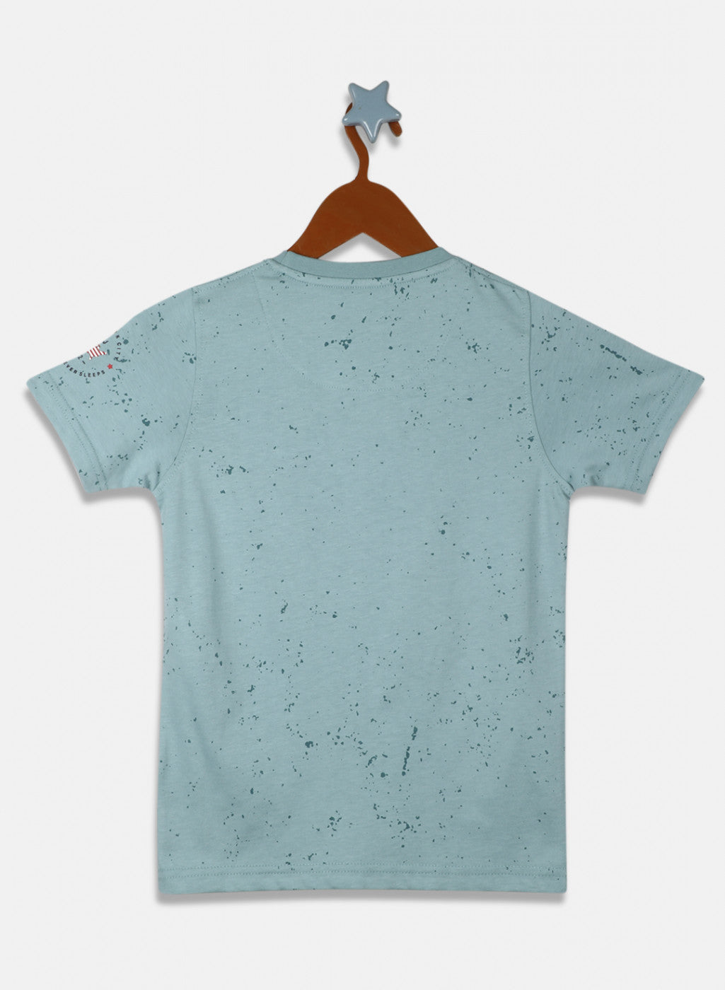 Boys Green Printed T-Shirt