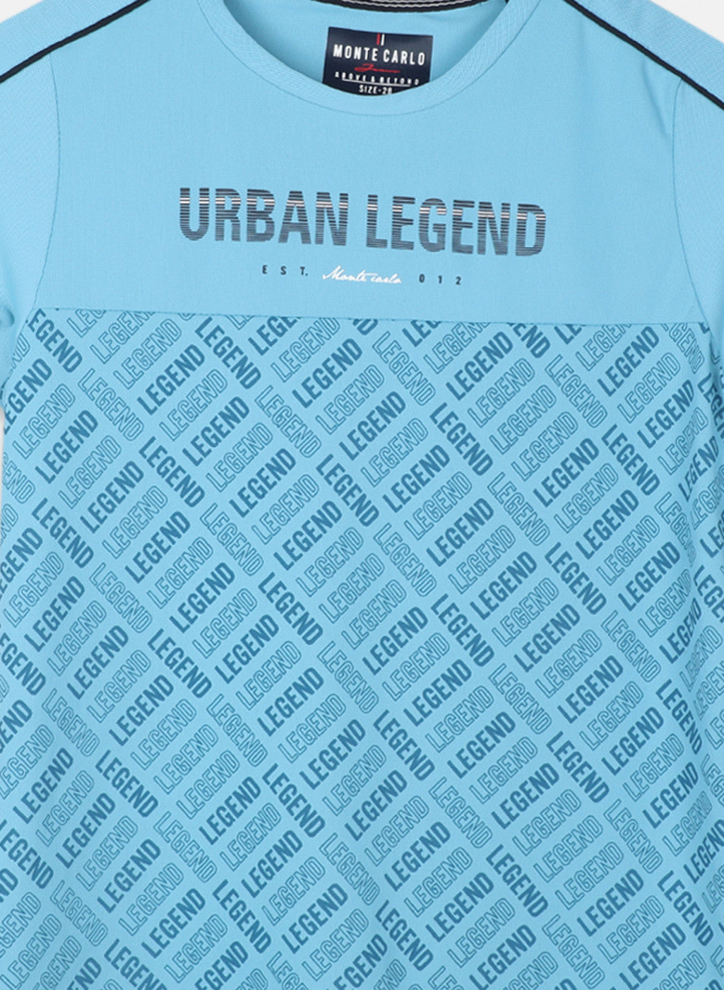 Boys Blue Printed T-Shirt