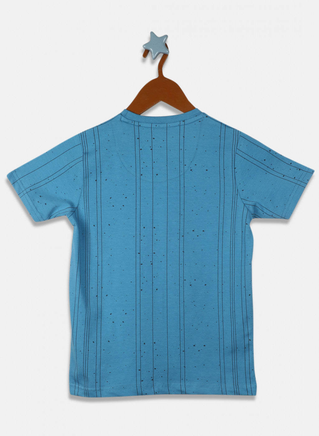 Boys Blue Printed T-Shirt