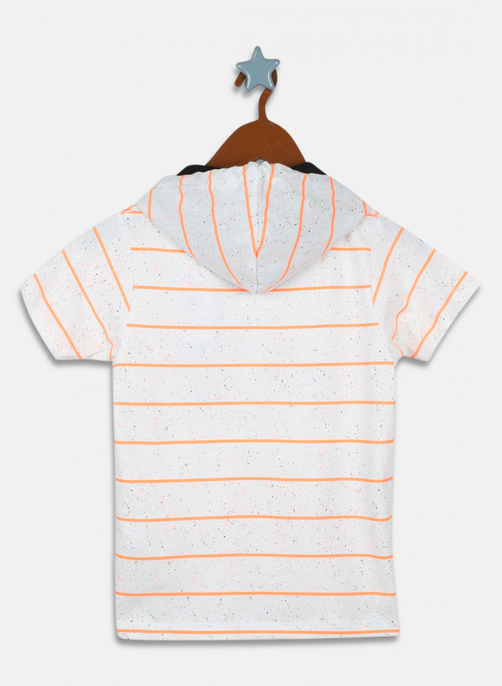 Boys Off White Printed T-Shirt