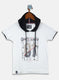 Boys Off White Printed T-Shirt