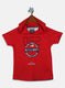 Boys Red Printed T-Shirt