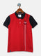 Boys Red Printed T-Shirt