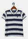 Boys Grey Stripe T-Shirt