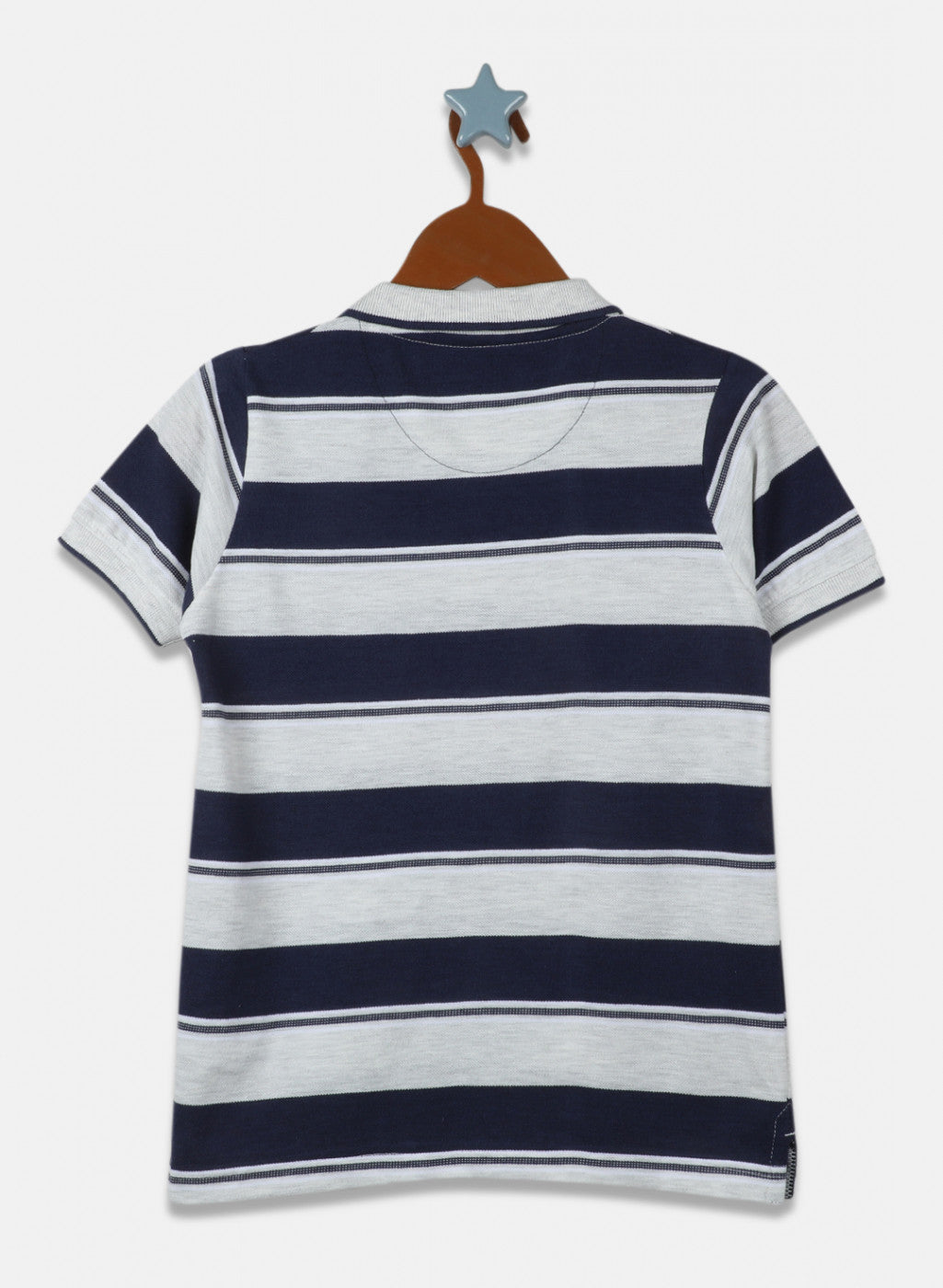 Boys Grey Stripe T-Shirt