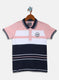Boys Pink Stripe T-Shirt