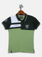 Boys Green Printed T-Shirt