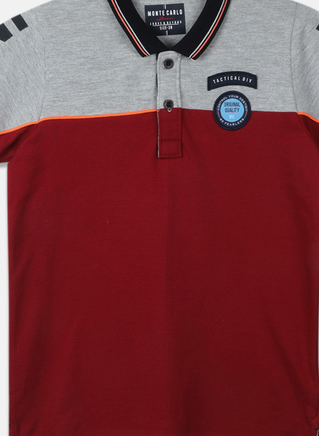 Boys Grey Printed T-Shirt