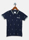 Boys Blue Printed T-Shirt