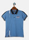 Boys Blue Printed T-Shirt