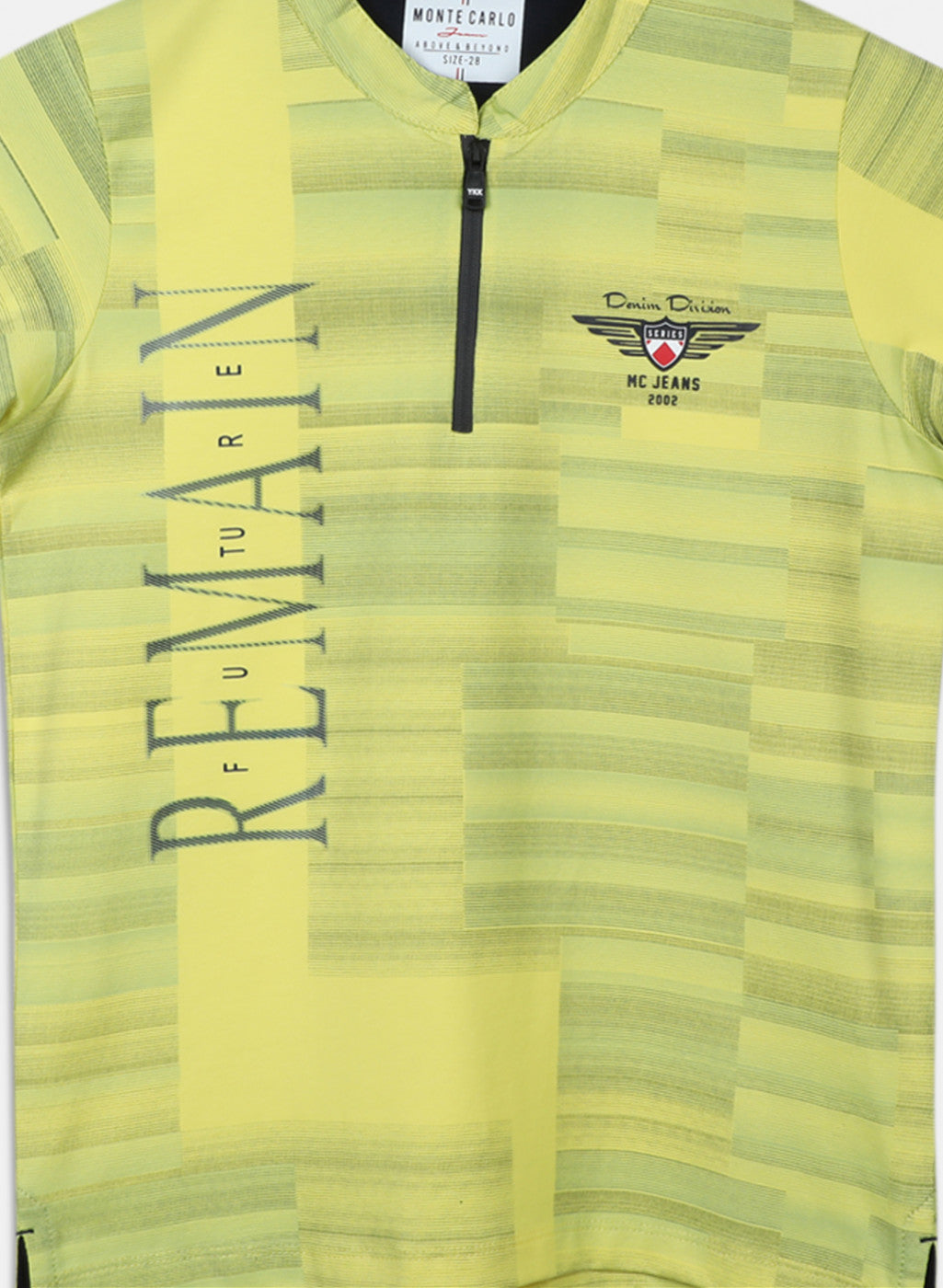 Boys Yellow Printed T-Shirt