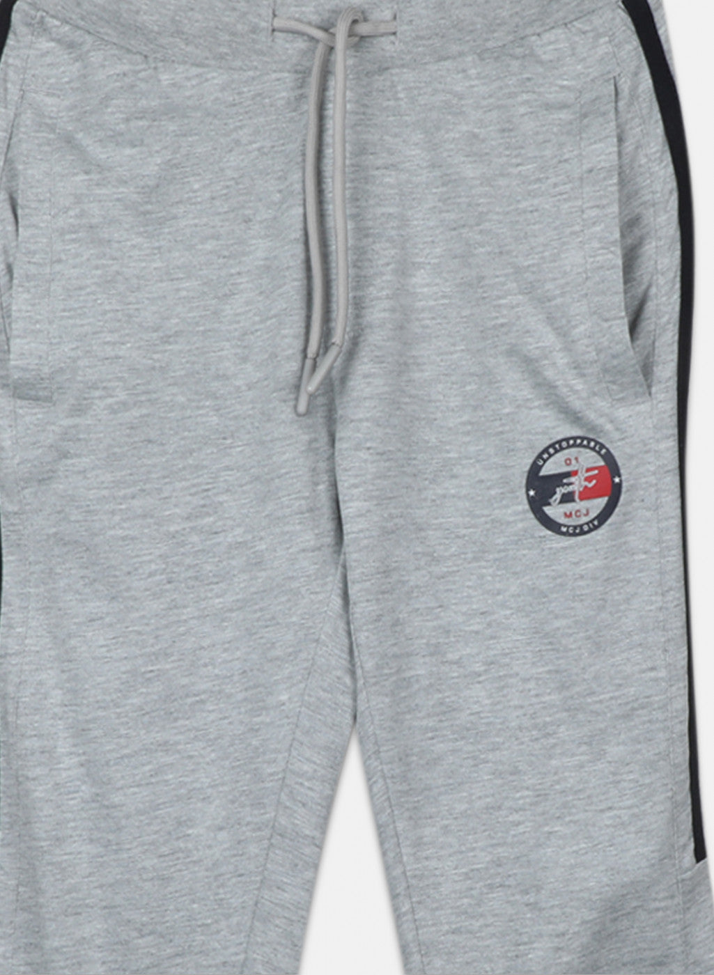 Boys Grey Printed Lower