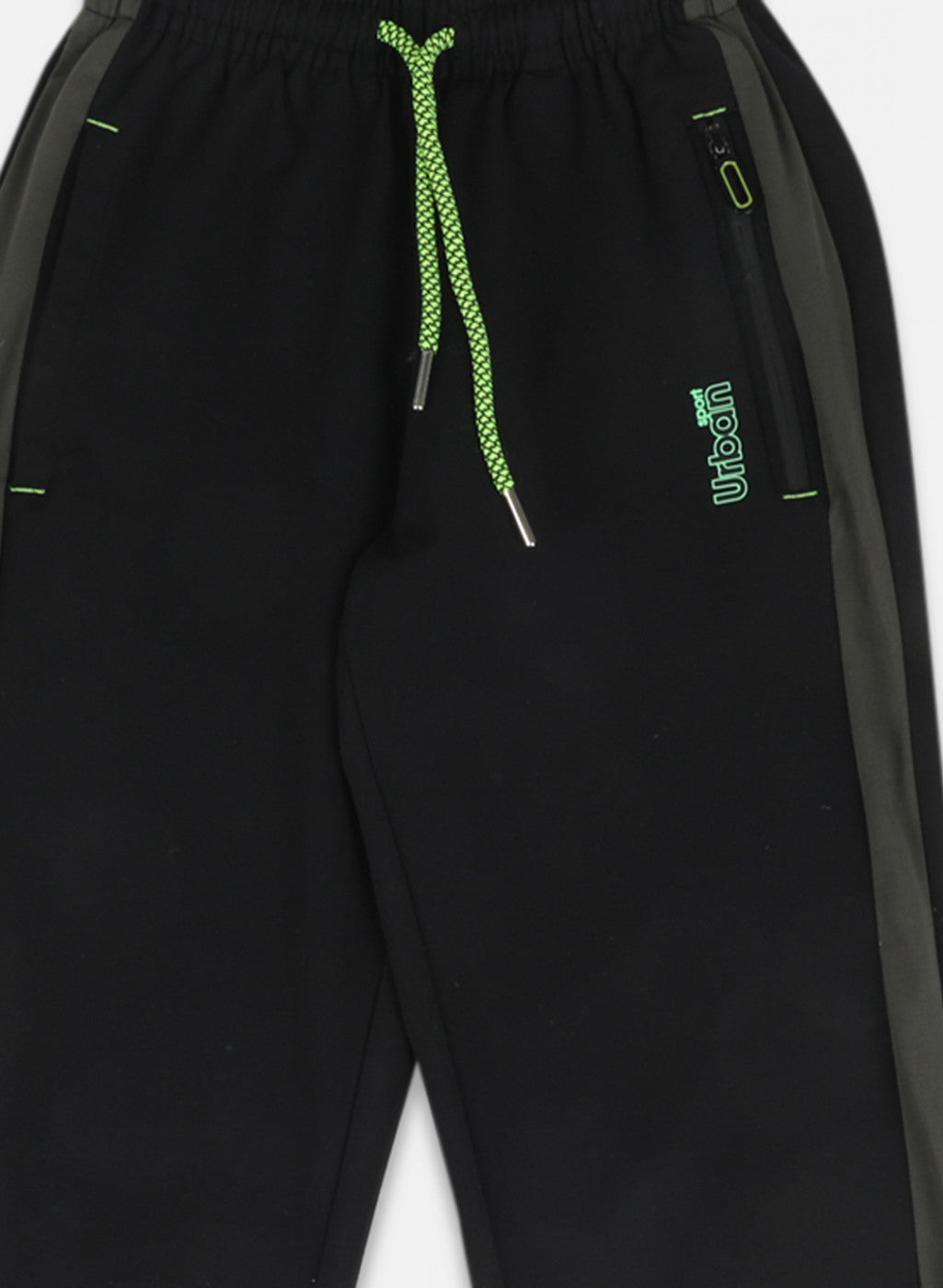 Boys Black Printed Lower