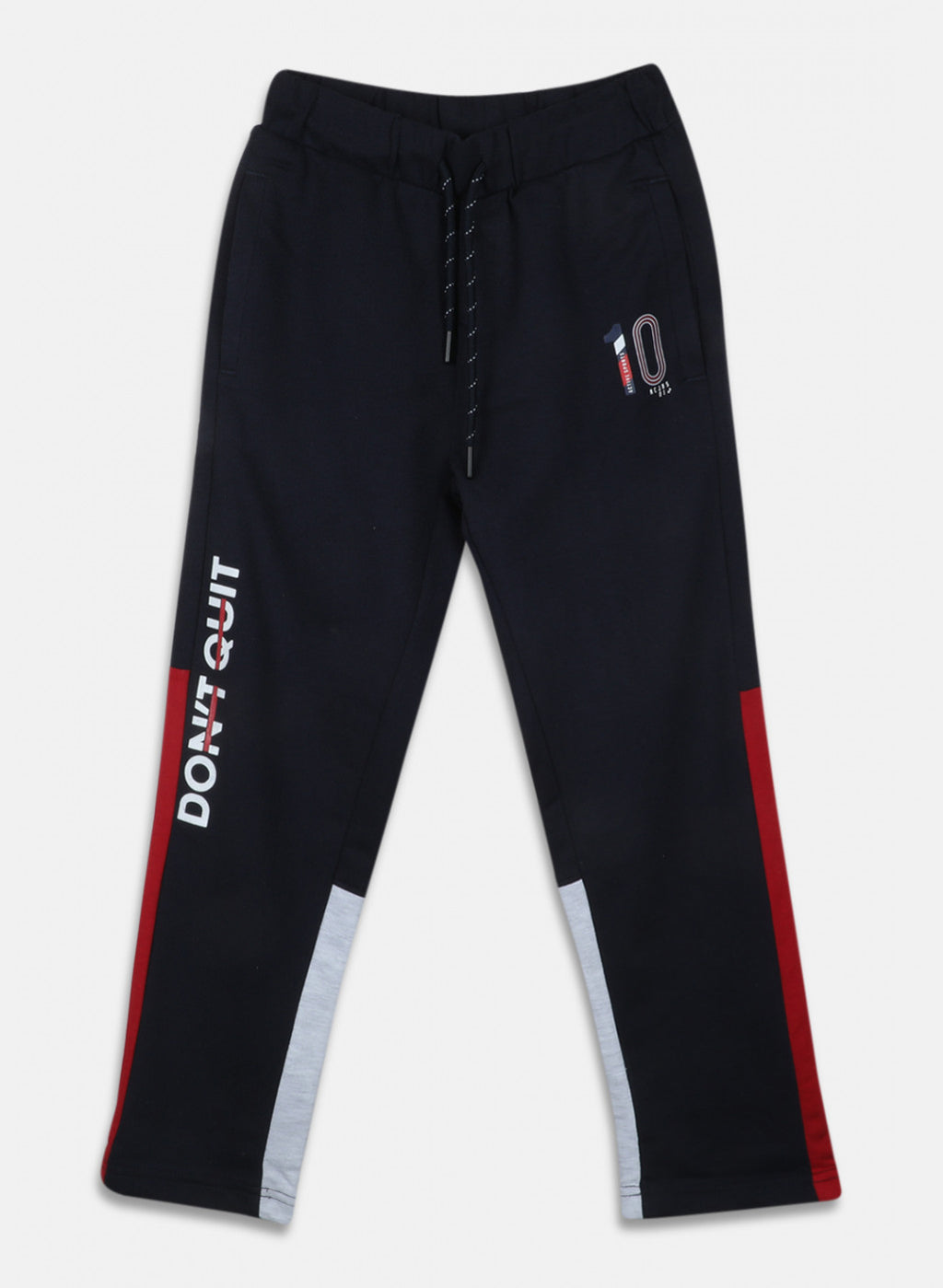 Boys Navy Blue Regular Fit Lower