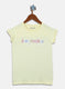 Girls Yellow Printed Top