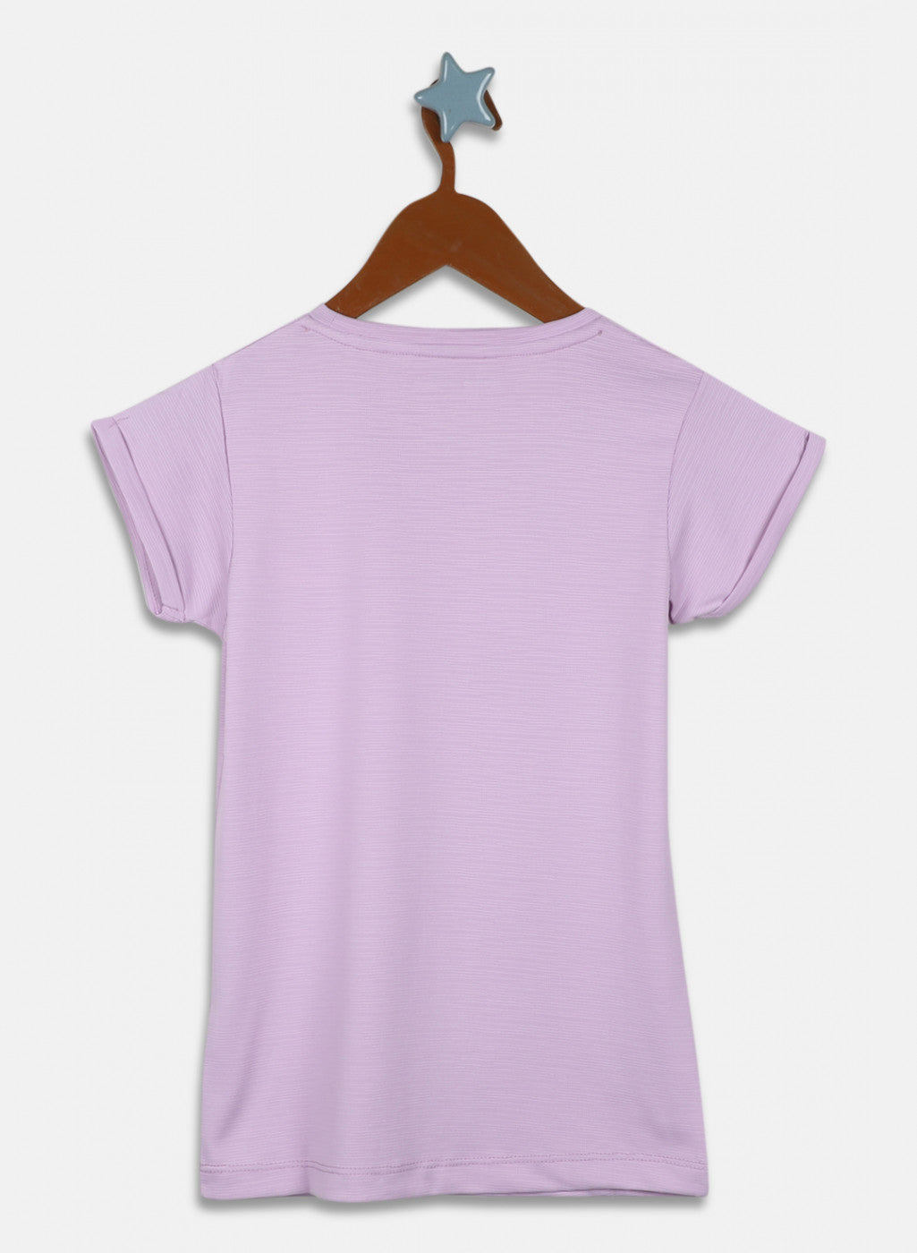 Girls Purple Printed Top