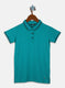 Girls Green Plain T-Shirt
