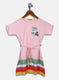Girls Pink Stripe Dress