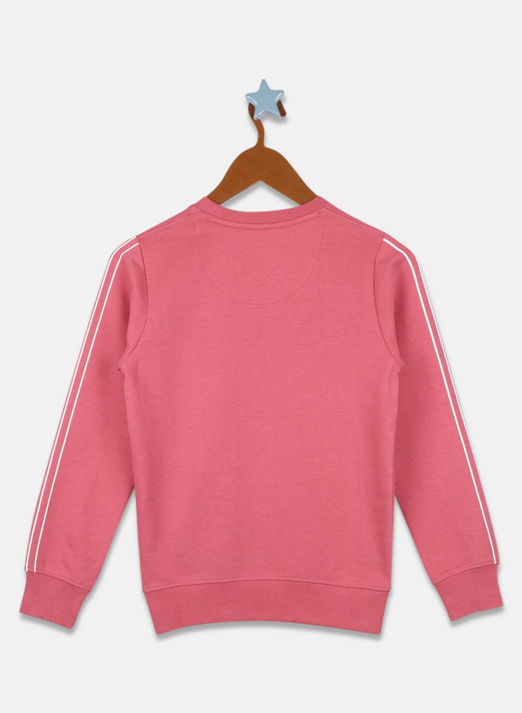 Boys Pink Printed Sweatshirt