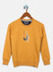 Boys Mustard Printed Sweatshirt