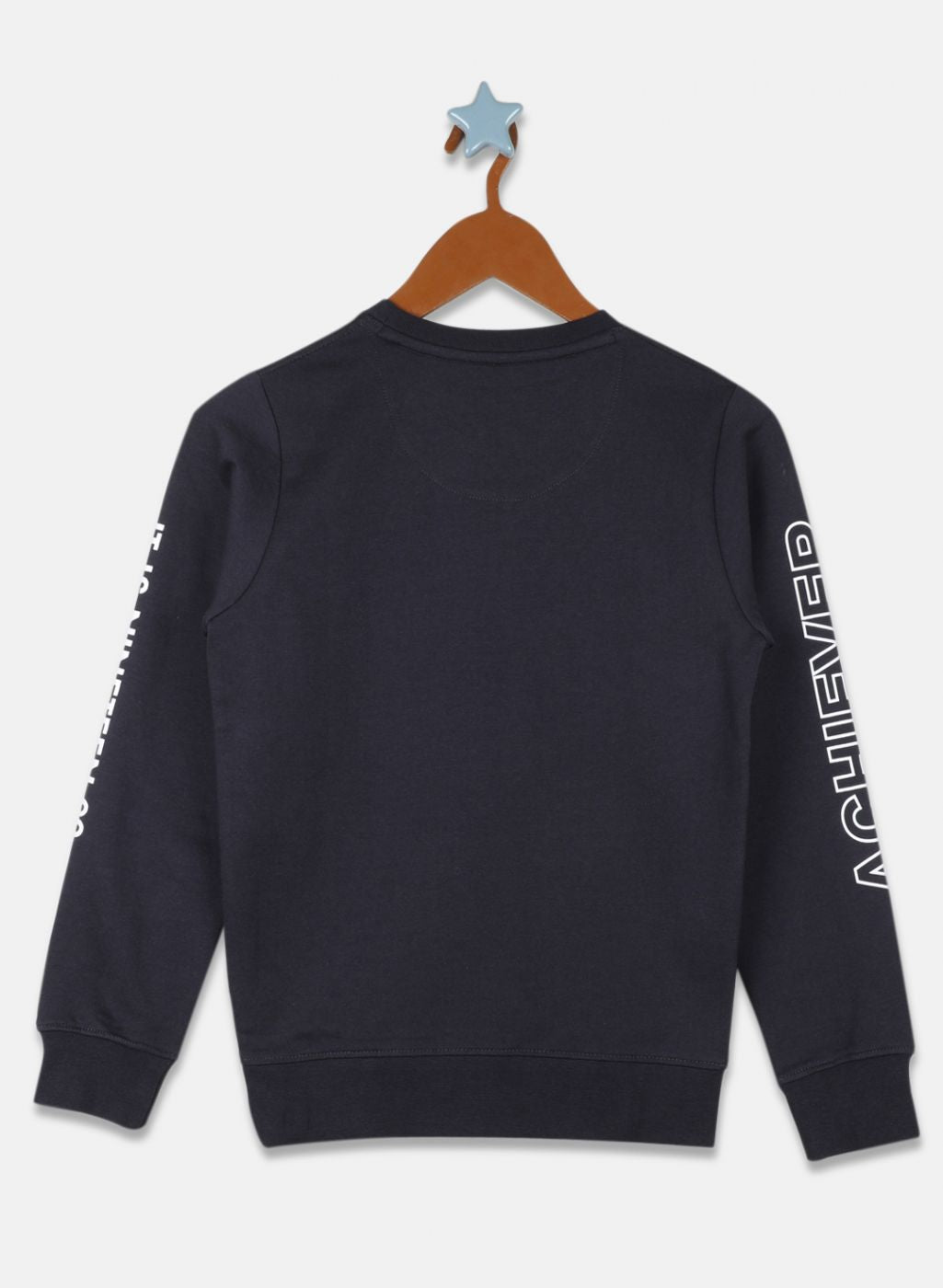 Boys Grey Printed Sweatshirt