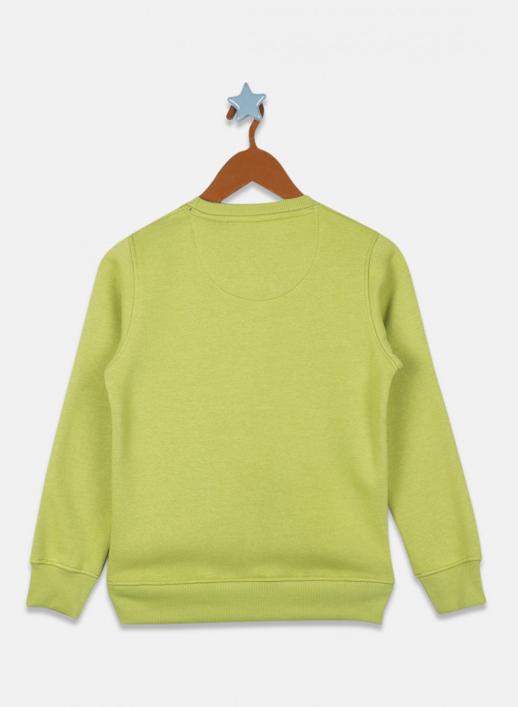 Boys Green Printed Sweatshirt