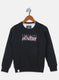 Boys Black Printed Sweatshirt