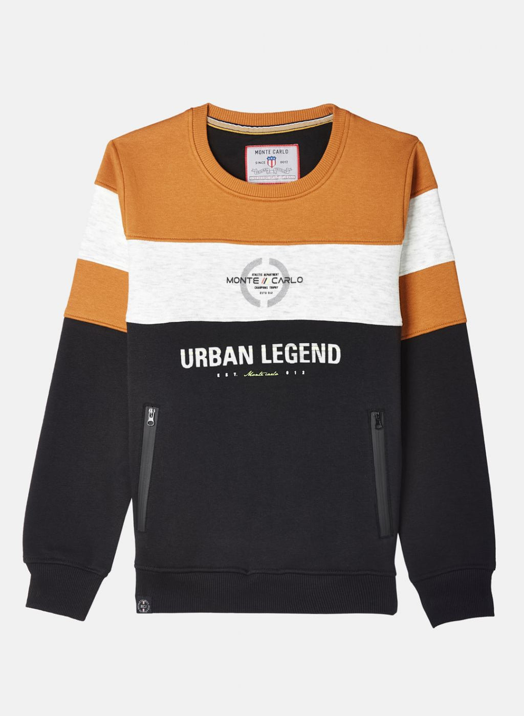 Boys Black Printed Sweatshirt