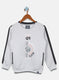Boys Grey Printed Sweatshirt