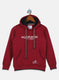 Boys Maroon Printed Sweatshirt
