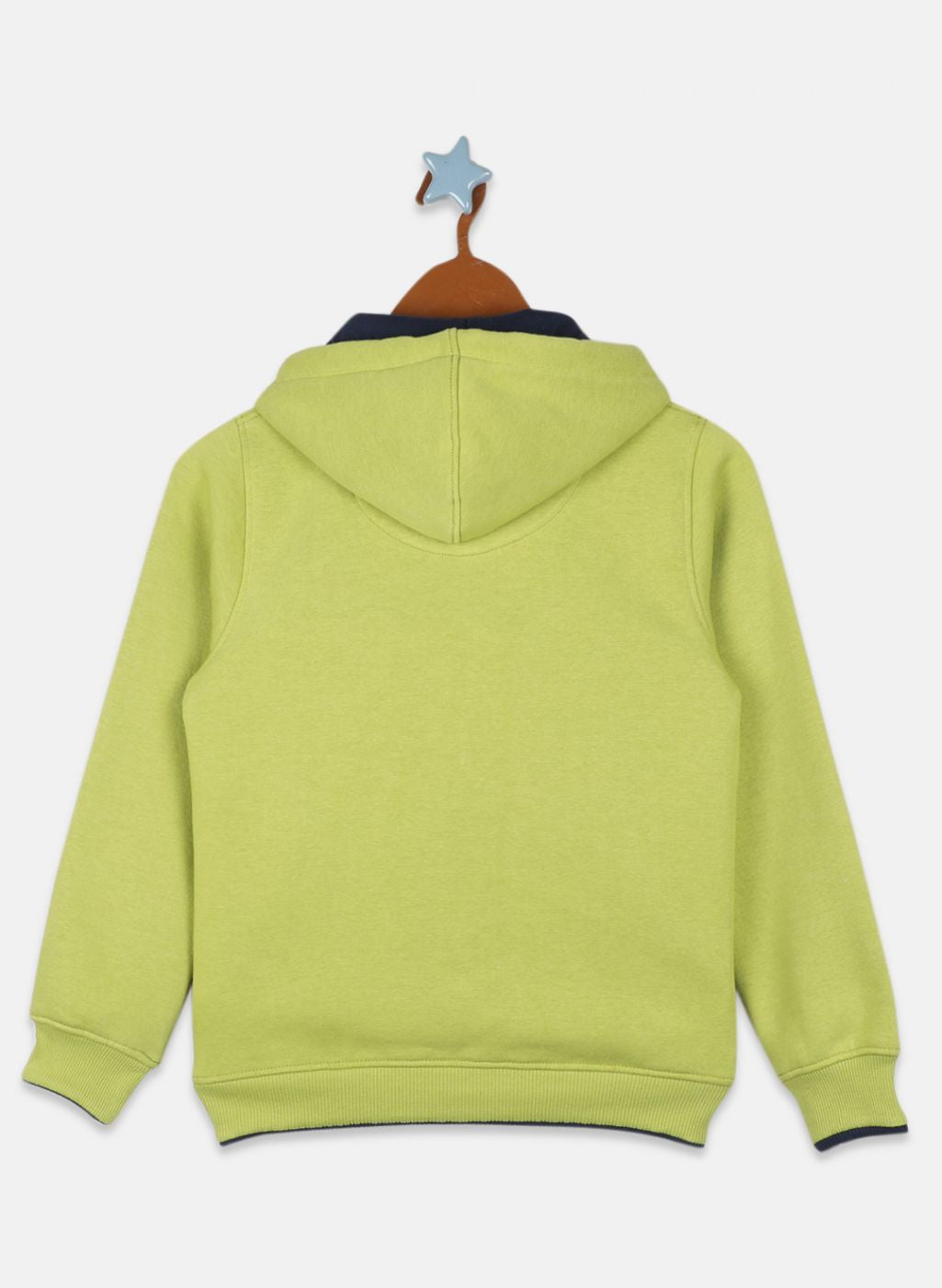 Boys Green Printed Sweatshirt