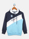 Boys NAvy Blue Printed Sweatshirt
