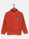 Boys Rust Orange Printed Sweatshirt