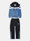 Boys Navy Blue Printed Tracksuit