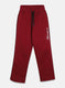 Boys Maroon Regular Fit Lower