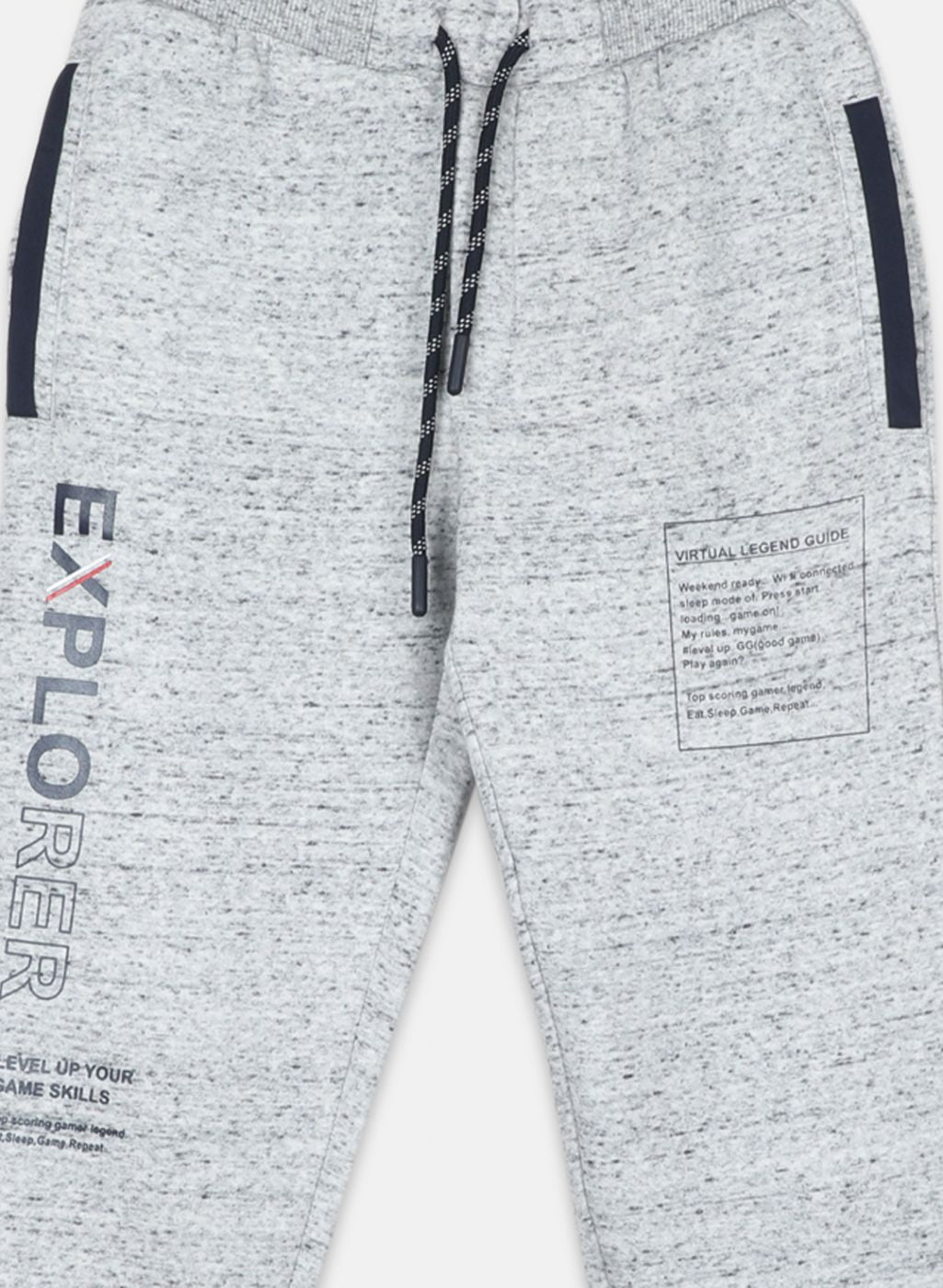 Boys Grey Regular Fit Lower