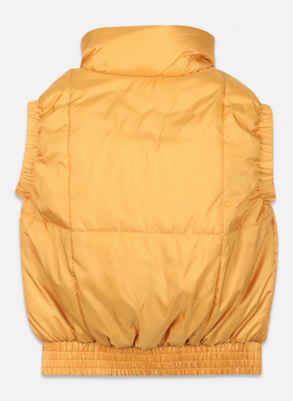 Girls Mustard Solid Jacket