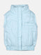 Girls Sky Blue Solid Jacket