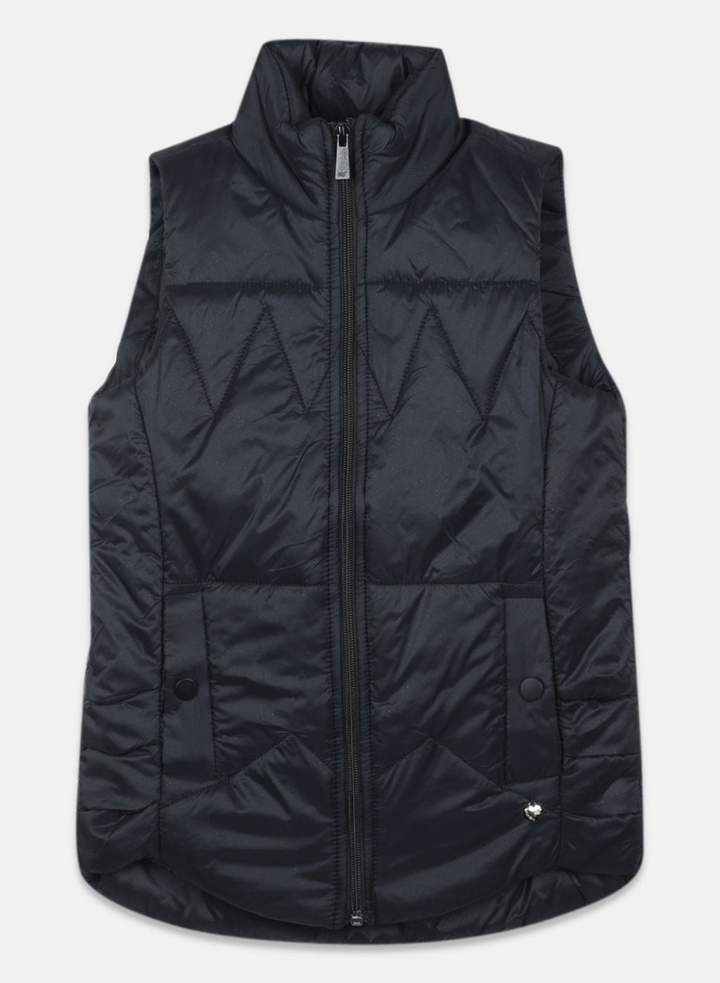 Girls Black Solid Jacket