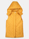 Girls Mustard Solid Jacket