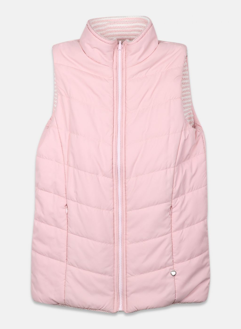 Girls Pink Check Jacket